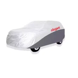 Elegant White & Grey Water Resistant Car Body Cover for Renault Fluence-picture-11