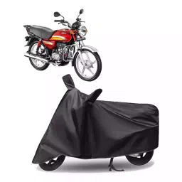 Auto Pearl Polyester Two Wheeler Cover for Hero CD Dawn (Grey)-picture-17