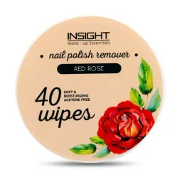 Insight Cosmetics Nail Polish Remover Wipes Red Rose - 40 Wipes-picture-13
