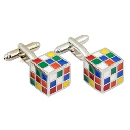PELUCHE Men Red & Green Cufflink image 2