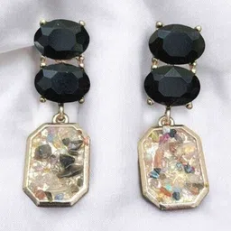 MYSTERIOUSMART Geometric Drop Earrings image 3
