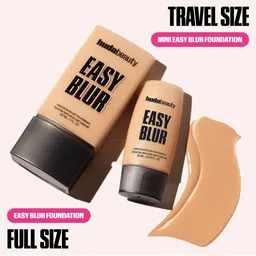 Huda Beauty Easy Blur Natural Airbrush Foundation Mini 10ml - Vanilla 120B image 2