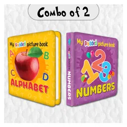 sawan Set of 2 My Padded Picture Book Alphabet and Numbers Set of 2 Picture Books - English-picture-17
