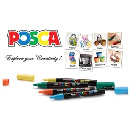 Uniball Posca PC-1MR 0.7 mm Extra-Fine Tip Markers 8 Pcs image 2