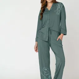 I like me Floral Printed Night suit image 3