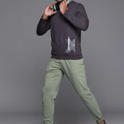 HRX by Hrithik Roshan Round Neck Printed Sweatshirt image 2