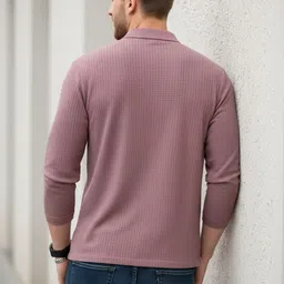 Mast & Harbour Men Polo Collar T-shirt image 4