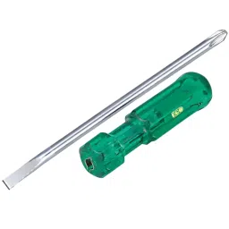 Ego 2 In 1 Reversible Screw Driver Minus & Phillip Head 6 mm Blade Dia. 100 mm Length Green, HEAVY (Pack of 10)-image-19