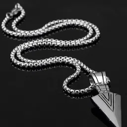 Omaya Jewels Unisex Triangular Pendant-picture-51