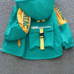 INCLUD Boys Typography Open Front Jacket image 2