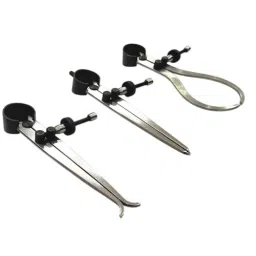 A.D INTERNATIONAL Inside, Outside & Divider Spring Caliper Set Size 8 inch (200 mm) Silver Color for Fast and Accurate Measurements, DT-K5PR-KCXD (Set of 3) image 3
