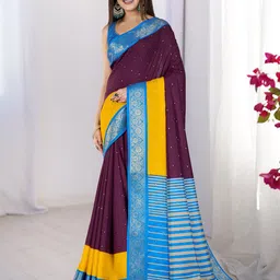 TASRIKA Woven Design Zari Saree image 3