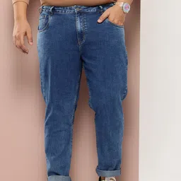 Sztori Men Plus Size Slim Fit Light Fade Stretchable Jeans-picture-24