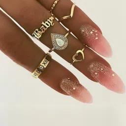 Arzonai Set of 6 Minimal Rings-image-67