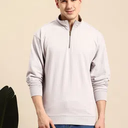 Mast & Harbour Men Mock Neck Sweatshirt image 3