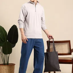 Mast & Harbour Men Mock Neck Sweatshirt image 1