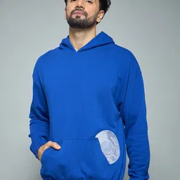 FUGAZEE Men Embroidered Hooded Sweatshirt-image-82