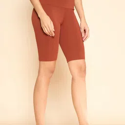 COLOR CAPITAL Pack Of 4 High Rise Above Knee Gym Tights image 3