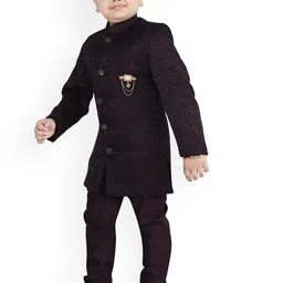 Arshia Fashions Printed Sherwani Set image 4