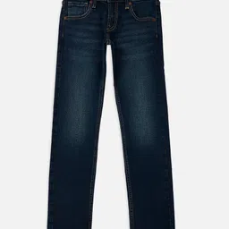 Pepe Jeans Cotton Woven Full Length Solid Coloured Jeans - Navy Blue-image-54