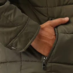 Okane Spread Collar Padded Jacket image 5