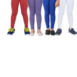 Tik Tok WEARS Girls Blue Churidar Length Leggings-picture-0