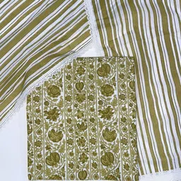 QAIYNAT Printed Pure Cotton Unstitched Dress Material image 5