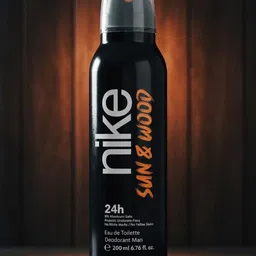 Nike Fragrances Men Set Of 2 Blue Bamboo & Sun & Wood EDT Deodorant- 200 ml Each image 3