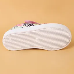 Cute Walk by Babyhug Slip On Casual Shoes with Velcro Closure Geometric Pattern - Pink image 5