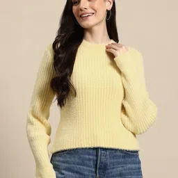 Mast & Harbour Ribbed Fuzzy Sweater-picture-29