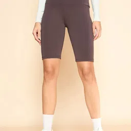 COLOR CAPITAL Antimicrobial Above Knee Cycling Tights-image-95
