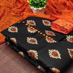 LeeliPeeri Designer Printed Unstitched Dress Material image 1