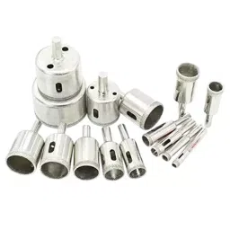 A&S TOOLSHOP Glass Hollow Core Drill Bits Set 6-50 mm Sliver (Set of 16)-picture-17