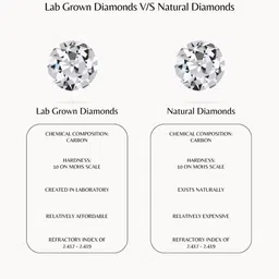 Emori 14KT Gold Hidden Halo Round Earrings With Lab Grown Diamond - 1.66 g image 5