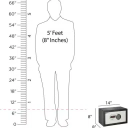 OZONE 9 L Electronic Cabinet Safe Locker, O-Squire image 5