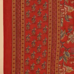 vbuyz KALINI Floral Printed Empire Pure Cotton A-Line Kurta With Palazzos & Dupatta image 4