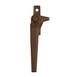 Ebco Window Handle Low Type Brown Finish and Left Hand Movement, AWH9-L image 1