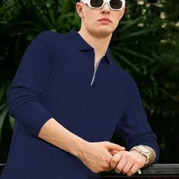 KAJARU Men Polo Collar T-shirt image 2