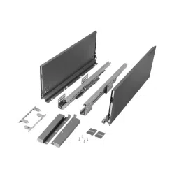 OZONE Slim Pro Ergotec Drawer System 84 mm Height 500 mm Length 35 Kg Capacity Anthracite Grey, OE-DWDS-PRO-S 500MM-picture-42