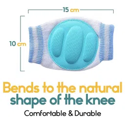 INPOUT Ultra Protective Anti-Slip Stretchable Kids 3 Pairs Knee/Elbow Cap - Color may vary image 2