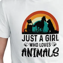 Seekbuylove Typography Printed Round Neck Pure Cotton T-shirt image 5