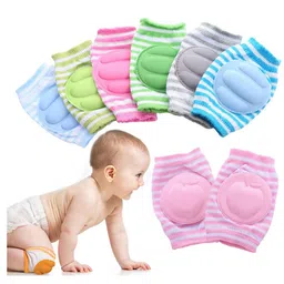 INPOUT Ultra Protective Anti-Slip Stretchable Kids 3 Pairs Knee/Elbow Cap - Color may vary image 3