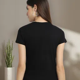 Dreambe Women Typography 2 Printed T-shirt image 2