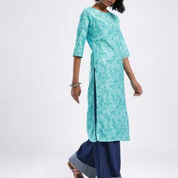 Anouk Rustic Floral Printed Kurta image 2