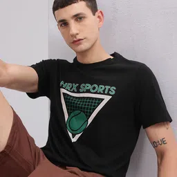 HRX by Hrithik Roshan Printed Lifestyle T-shirt image 1