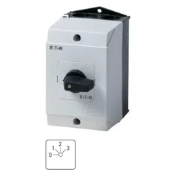 EATON 3P 3 Position 45° Rotary Cam Switch, 690 V AC, 32A, Short Thumb Grip Actuator, 221115 T3-2-8316/I2-picture-17
