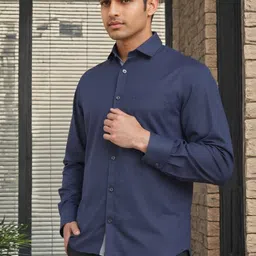 Moda Rapido Men Self Design Cotton Comfort Casual Shirts image 5