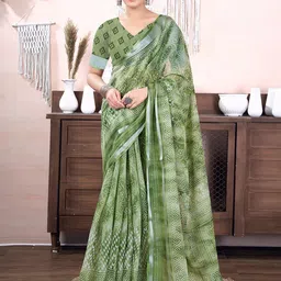 KALINI Bandhani Zari Saree-picture-29