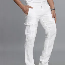 Rookies Mid-Rise Slim Fit Cargos Trouser image 3