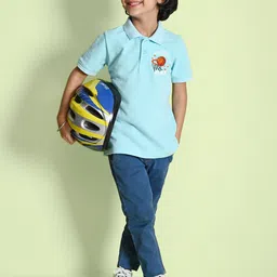 NUSYL Boys Polo Collar T-shirt image 2